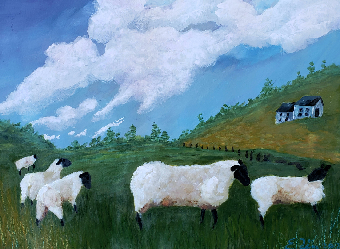 Sheep In A Field